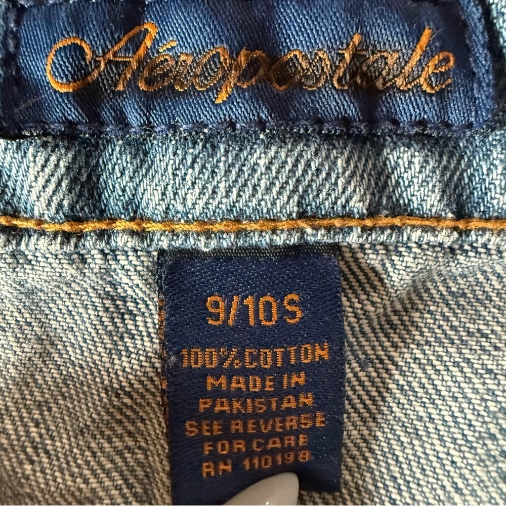 AEROPOSTALE πΈ Womenβs Mid-Rise Authentic Flare Jeans π Size 9/10 Short πΌβ¨ - Picture 7 of 15